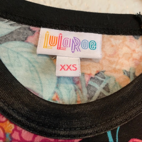 Lularoe Floral Randy Top - Picture 3 of 5